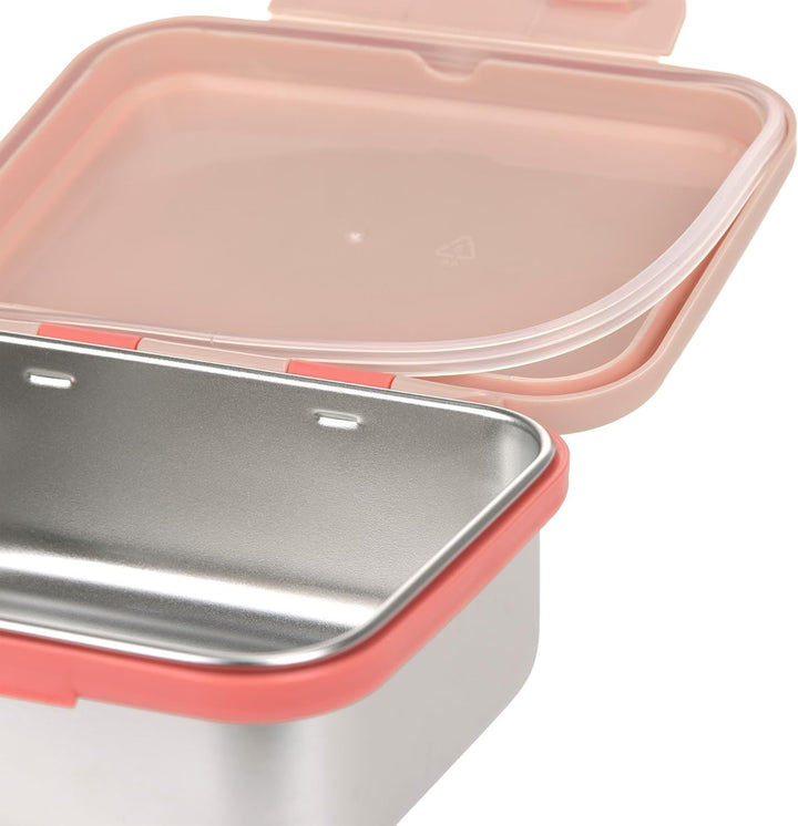 LÄSSIG Kinder Brotdose Edelstahl Lunchbox Frühstücksbox Nachhaltig Kindergarten Schule/Lunchbox Stai