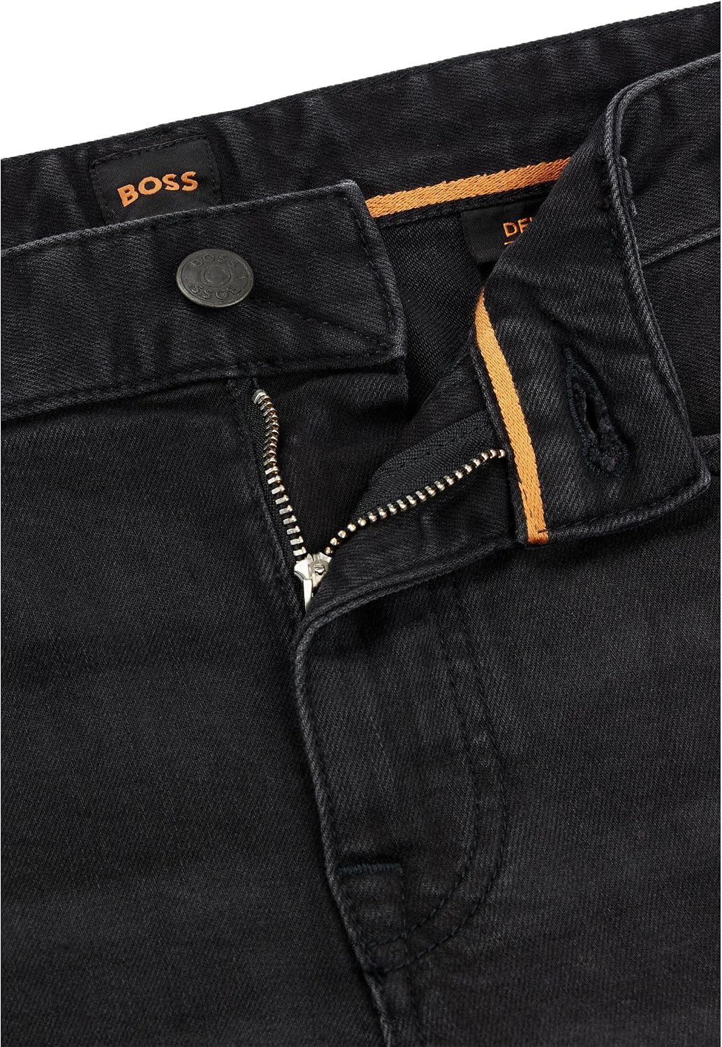 BOSS Herren Delaware BC-L-P Blaue Slim-Fit Jeans aus Super-Stretch-Denim 30W / 32L New - Black008, 3