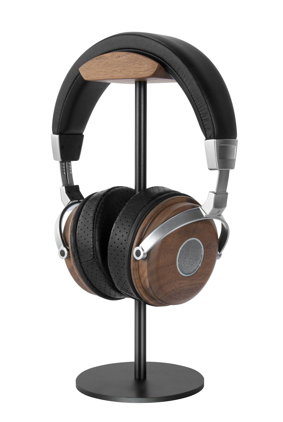 Kopfhörer Ständer mit Walnussholz& Aluminium,Headset Halterung mit Schwerer Basis,Headset Ständer fü