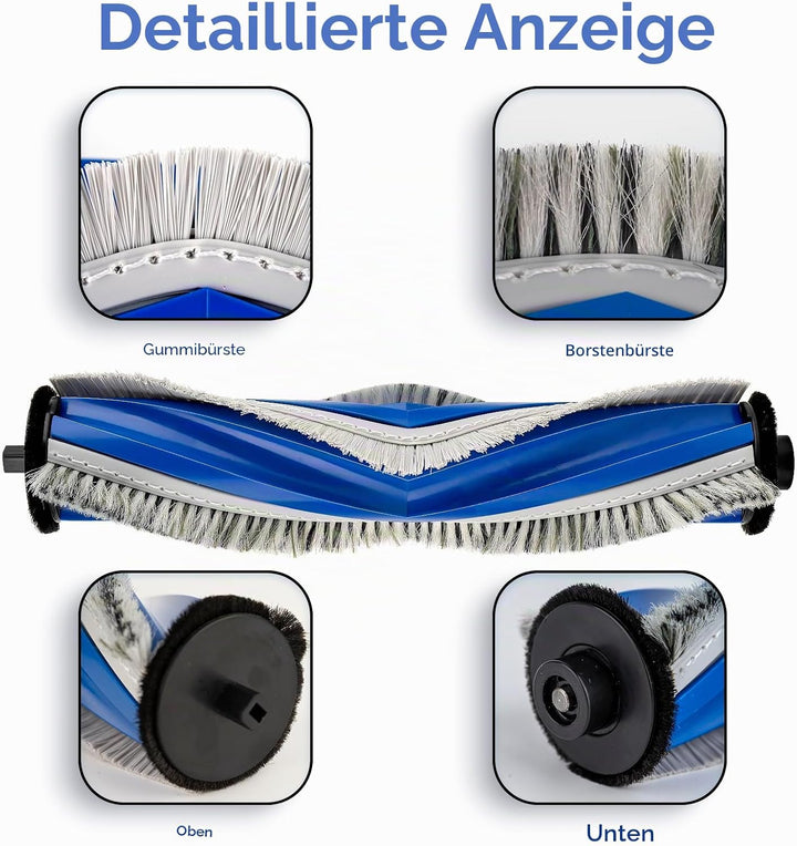 (2 Stück) T30S Pro Omni Rollenbürsten für ECOVACS DEEBOT T30 Pro Omni/ T30S Pro Omni/ T30 Omni/ T30S
