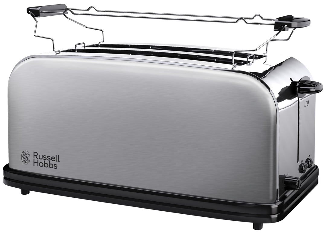 Russell Hobbs Toaster [2-Schlitz-Langschlitz für 4 Scheiben / 2 breite Brotscheiben] Adventure Edels