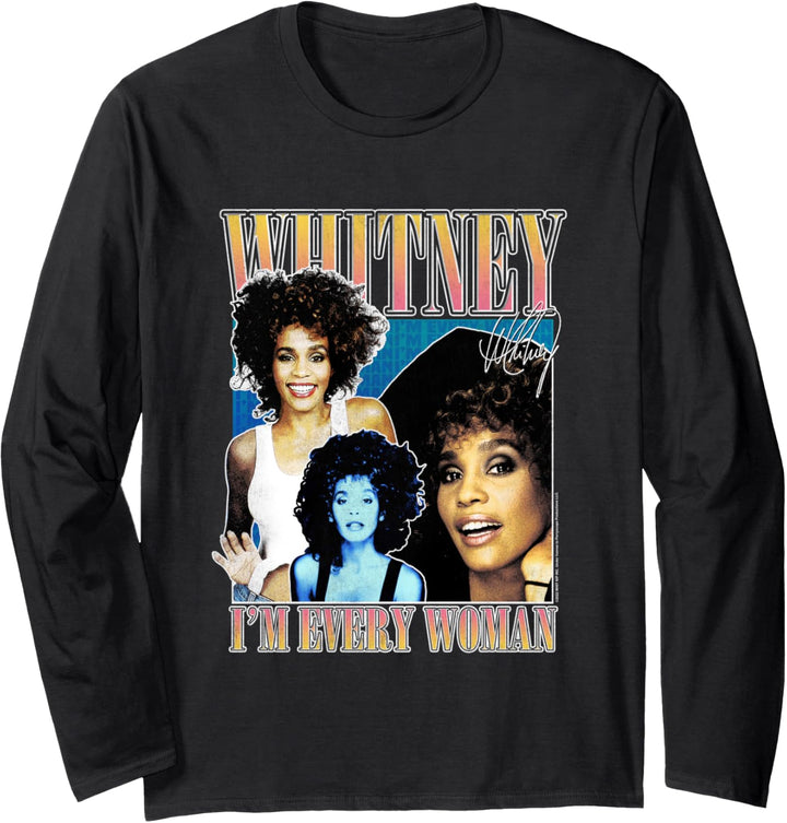 Whitney Houston Every Woman Langarmshirt