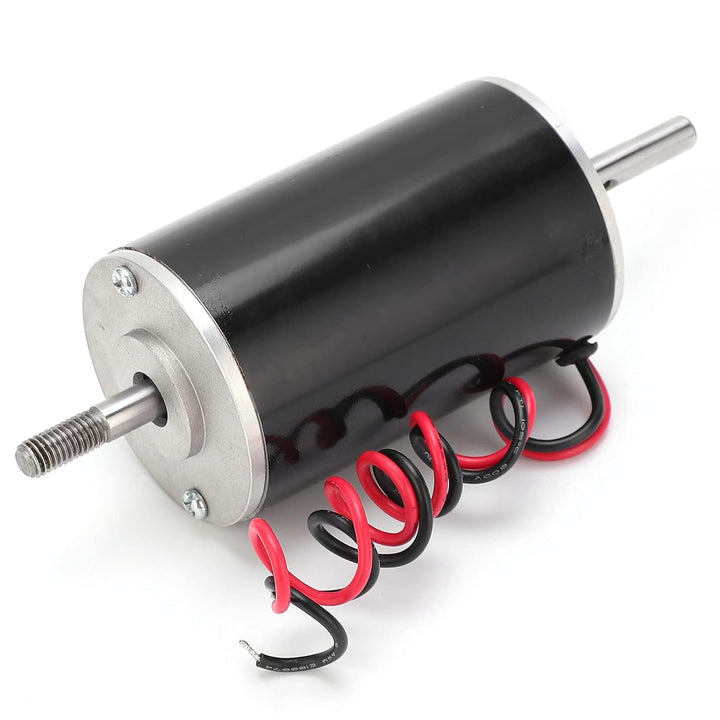 12V 80W DC Motor 4250RPM Hochgeschwindigkeits-Permanentmagnetmotor, CW/CCW und Dual Head (D-Welle &