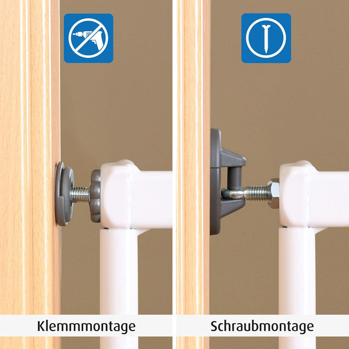Reer Türgitter und Treppengitter Advanced zum Klemmen und Schrauben, Durchgangsbreite 73-106cm, 1188