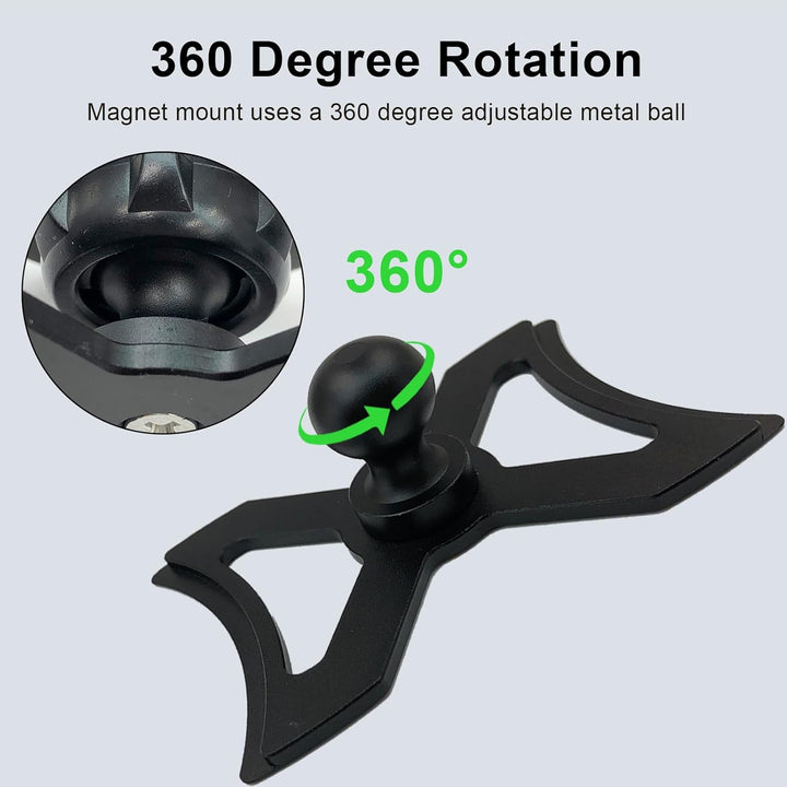 Magnetisch Kfz Handyhalterung Kompatibel mit Audi A3 8V 2014–2019 Universelle Halterung 360 Grad Dre