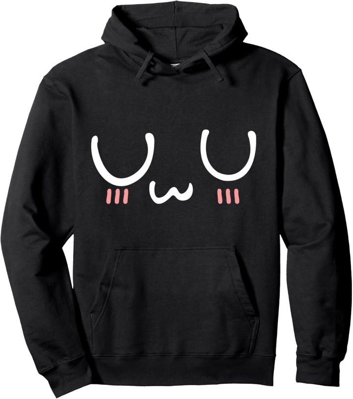 UwU Anime Kawaii Meme Pullover Hoodie