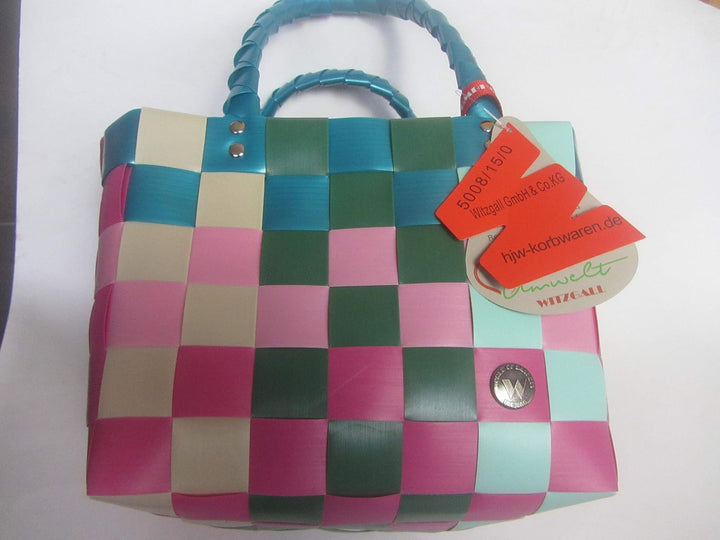 Witzgall 5008/15 Mini Shopper Rosa- und Grüntöne