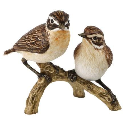 Goebel Vogel des Jahres 2023 Figur Braunkehlchenpaar