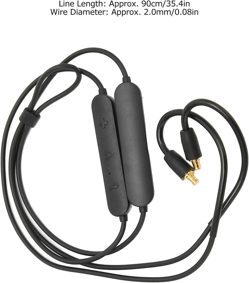 Goshyda Bluetooth Wireless Kopfhörer A2DC Adapterkabel, AptX Low Latency 2 Modi Ergonomisches Wirele