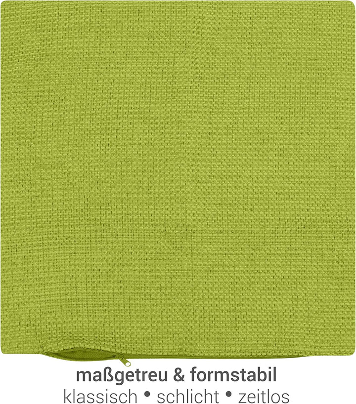 npluseins 2er Pack Kissenhüllen mit Struktur-Muster - Polsteroptik 617.767, 1 Pack (2 Stück) - Kisse