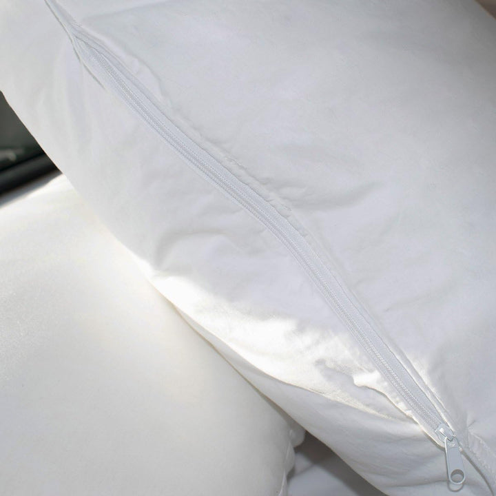 Bleu Câlin Set aus 2 Kopfkissen mit individueller Füllmengenregulation, 65x65 cm, Weiss, OCRZ