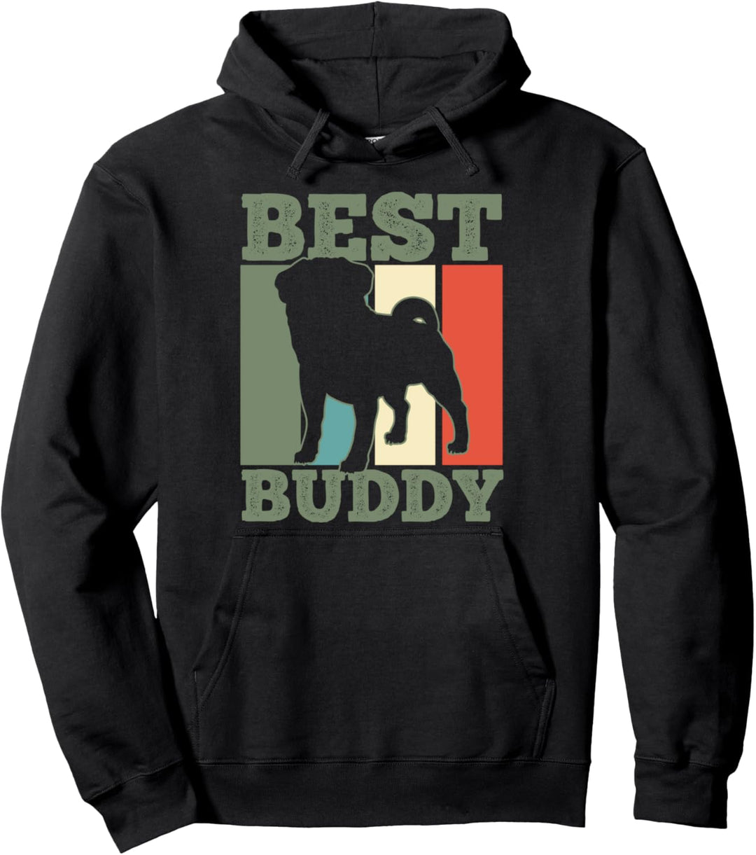 Mops Besitzer Züchter Hundehalter Hundefreunde Pullover Hoodie
