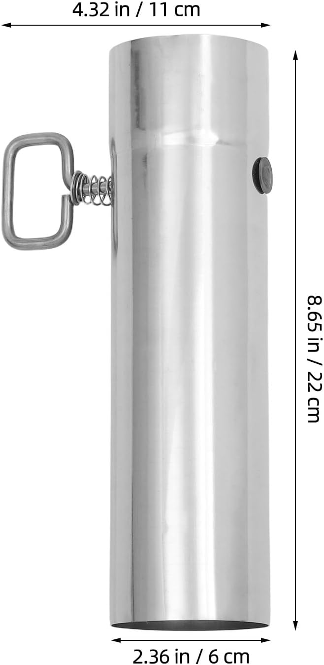 UPKOCH Kaminrohr aus Edelstahl mit Einstellbarer Klappe – hitzebeständiges Abgasrohr, effizientes Ab