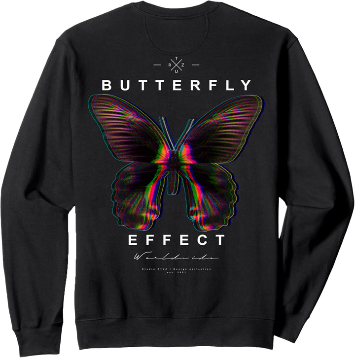 Effect Butterfly Insekt Motte Falter Chaos Schmetterling Sweatshirt