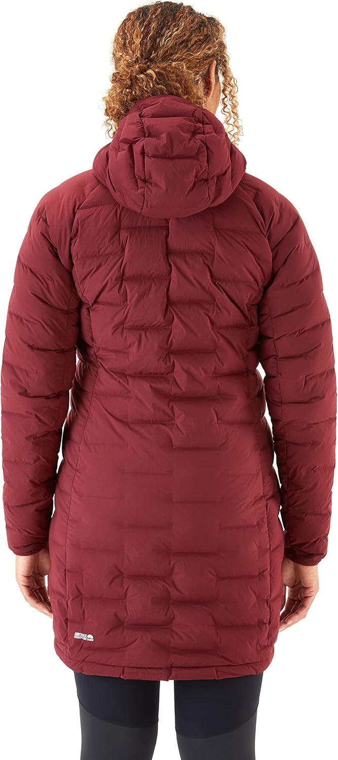 Rab Cubit Stretch-Daunenparka Damen rot