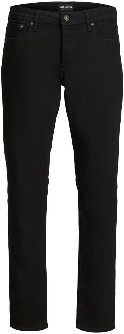 JACK & JONES Herren Jjimike Jjoriginal Am 815 Noos Loose Fit Jeans 29W / 32L Schwarz (Black), 29W /