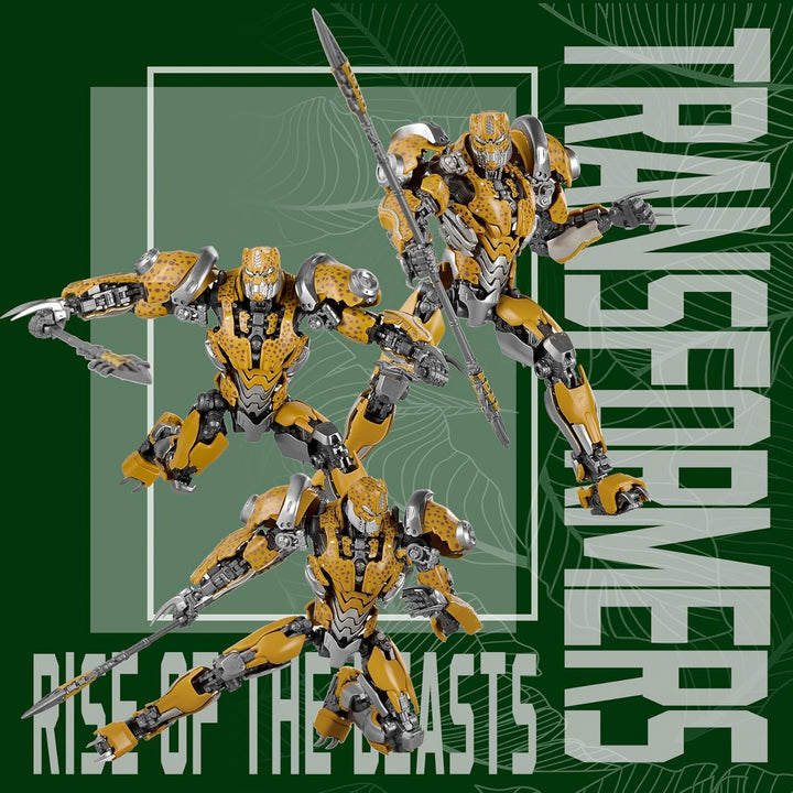 Transformers Spielzeug Cheetor, Hoch artikulierte 7.08 Inch No Converting Model Kit mit Hummelzubehö