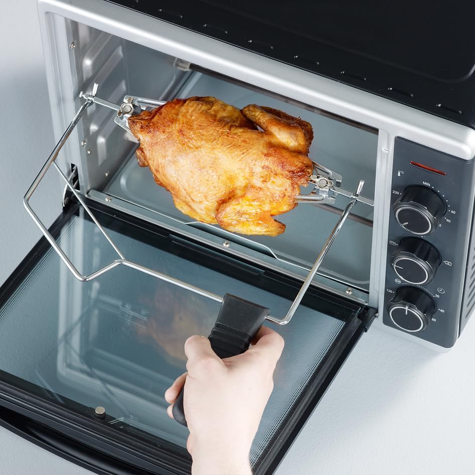 SEVERIN TO 2056 Back- und Toastofen mit Umluftfunktion (1.600 W, Inkl. Grillrost und Backblech, 30 L