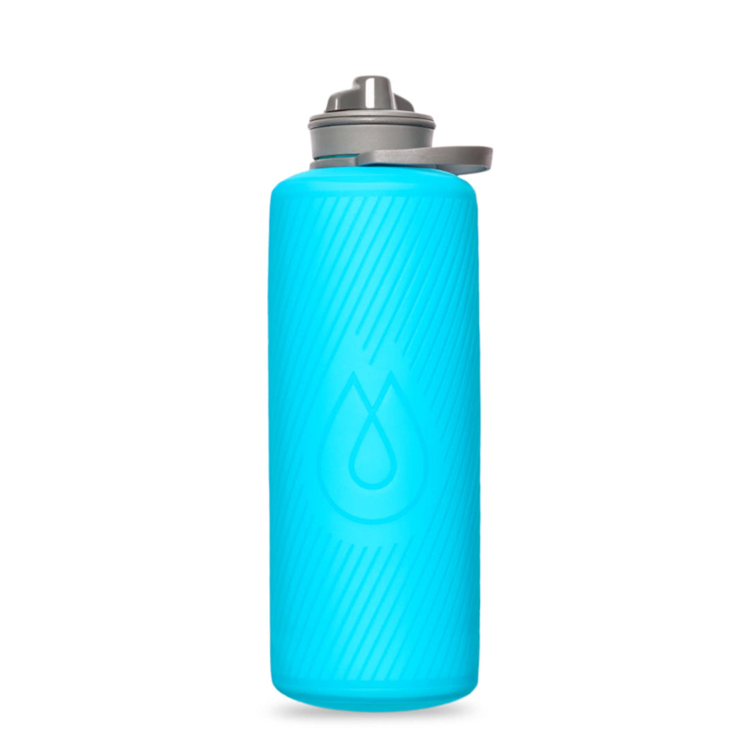 Hydrapak Flussmittel Faltbare Flasche, 1 L, Malibu Blue Malibu Blue 946 ml, Malibu Blue 946 ml