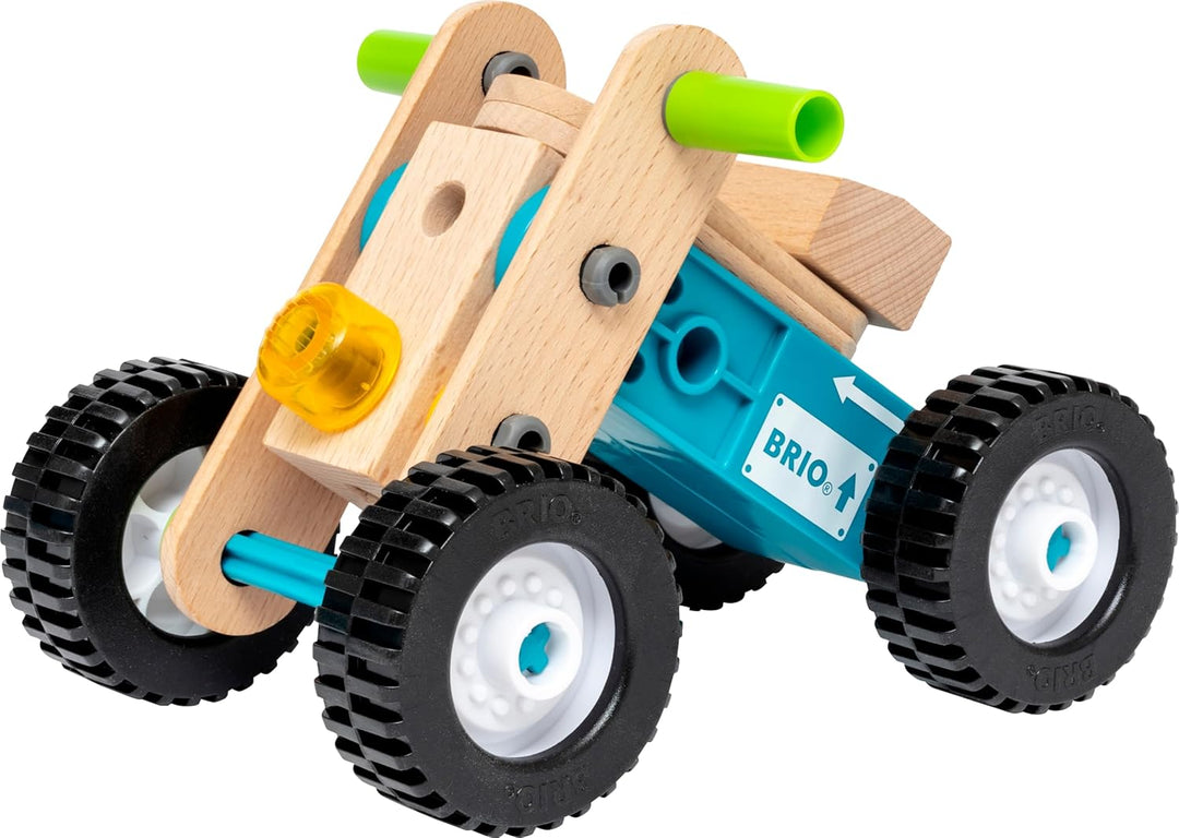 BRIO Builder 34595 Nachziehmotor-Konstruktionsset - Ergänzung Builder Konstruktionssystem, fördert d
