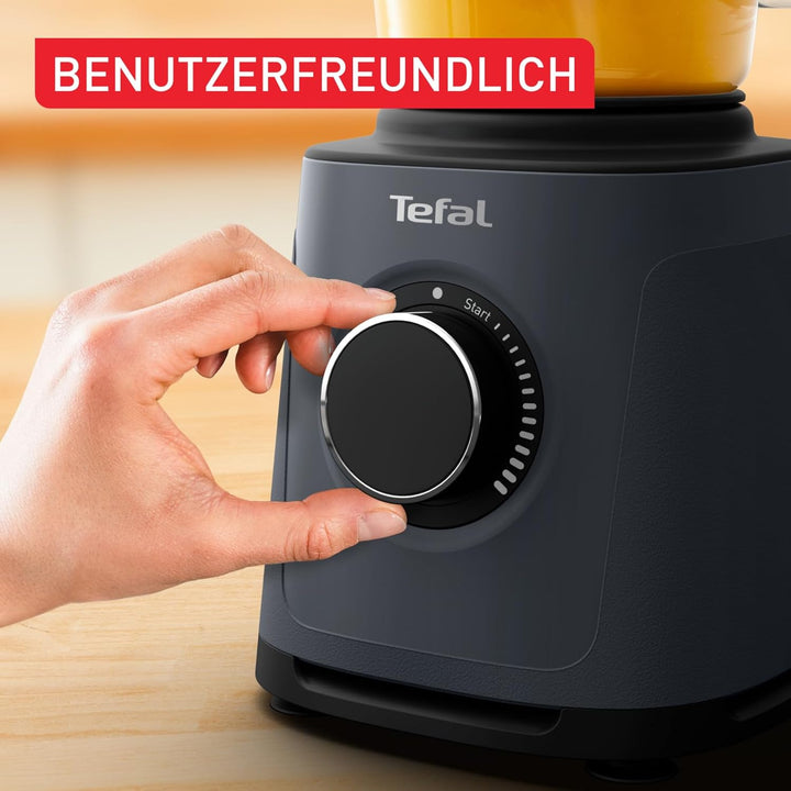 Tefal PerfectMix Essential Hochgeschwindigkeits-Standmixer, stufenlos einstellbare Geschwindigkeit,