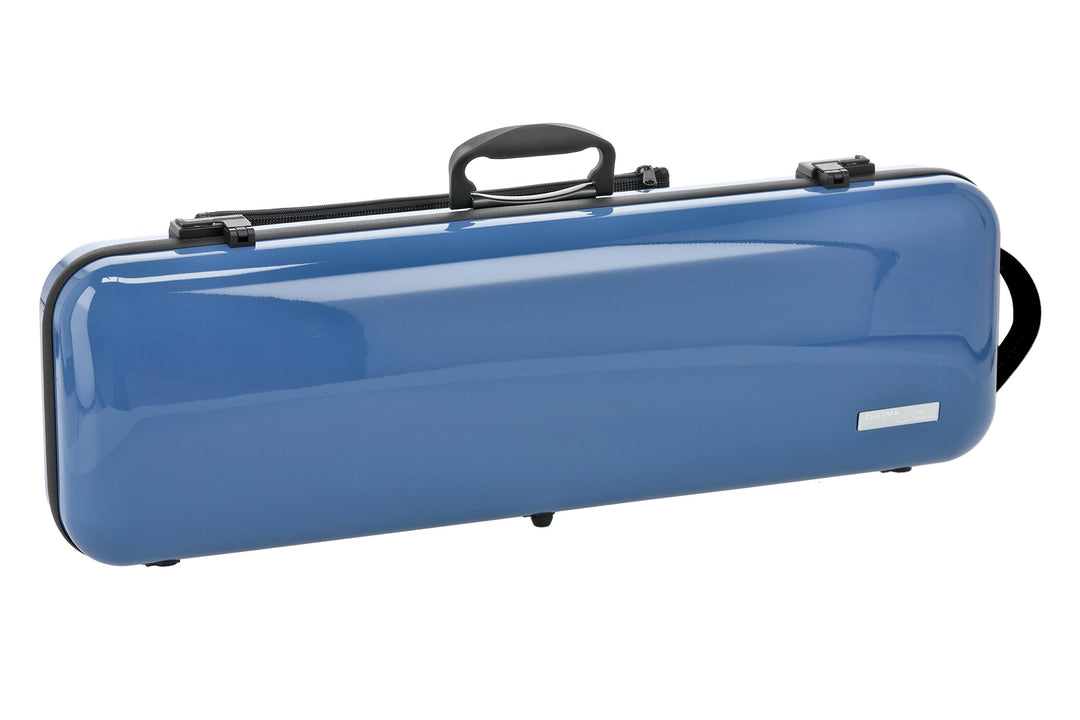 GEWA Violinkoffer AIR 2.1 blau hochglanz, mit zusätzlichem Seitengriff, Made in Germany blau mit zus