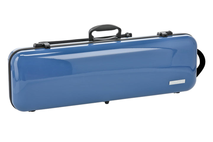 GEWA Violinkoffer AIR 2.1 blau hochglanz, mit zusätzlichem Seitengriff, Made in Germany blau mit zus