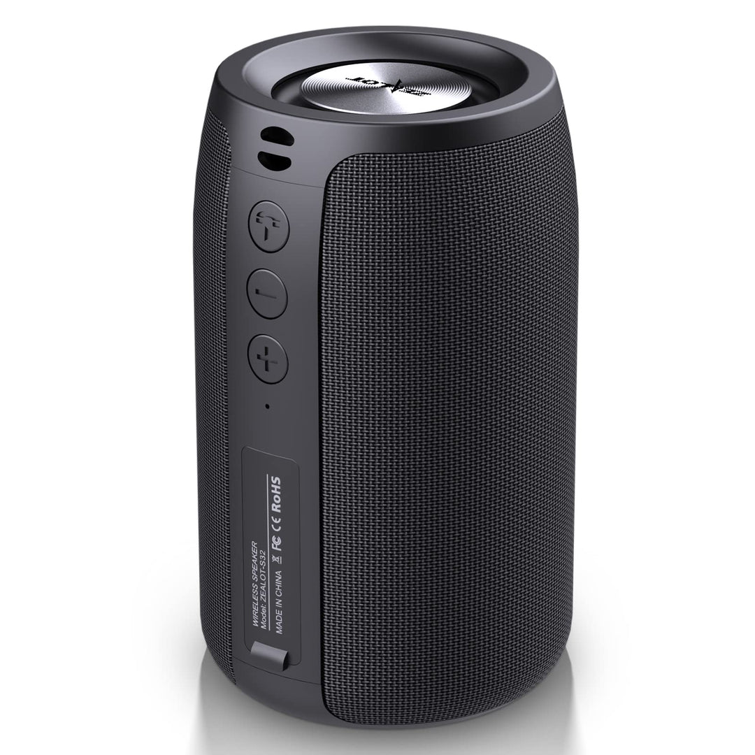 ZEALOT Bluetooth Lautsprecher,Musikbox Bluetooth mit USB/TF Karte/AUX,Bluetooth Box mit IPX5 Wasserd