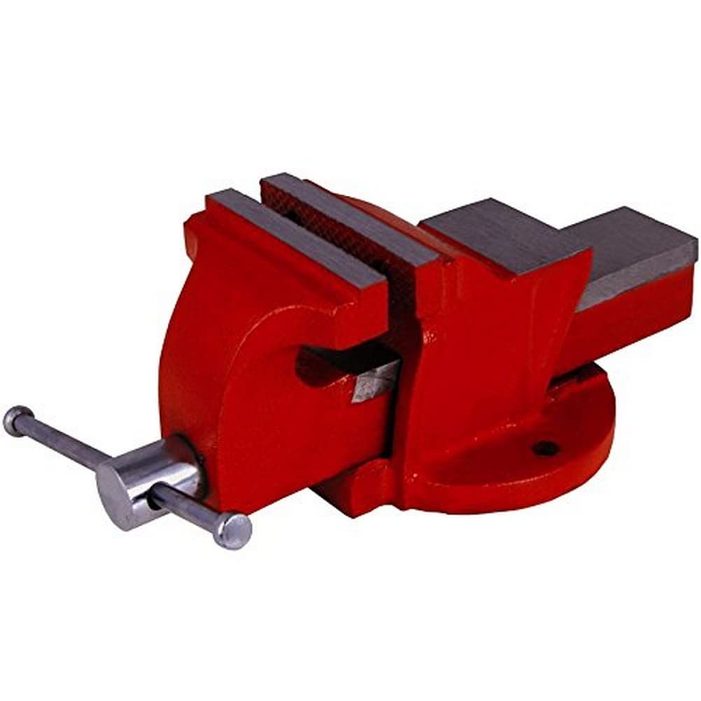 Connex Schraubstock 80 mm, feststehend, COX870080 80 mm Silber/Rot, 80 mm Silber/Rot