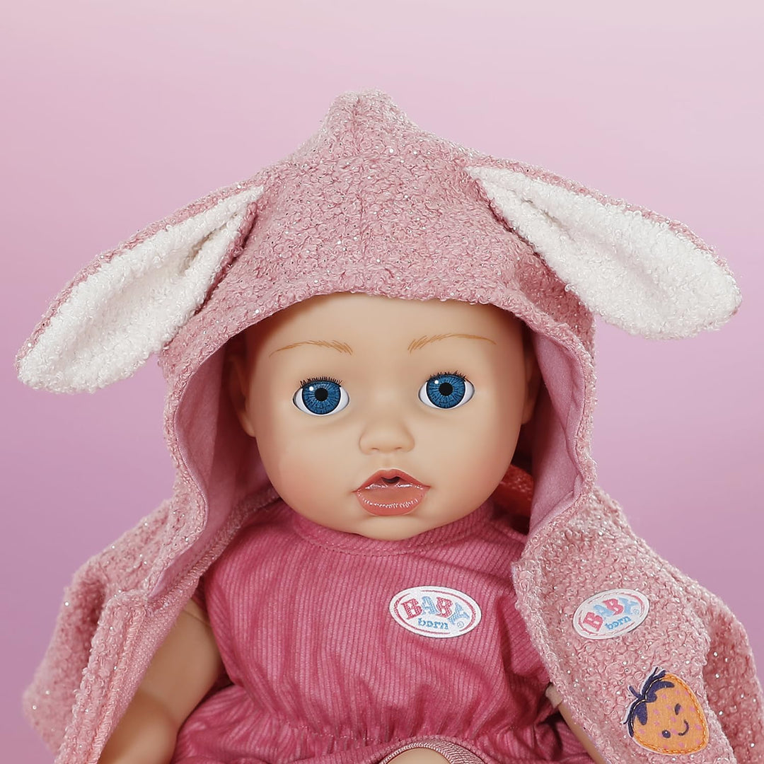Baby Born Mantel Set mit Kleid, Leggings und Kapuze mit Ohren für 43cm Puppen