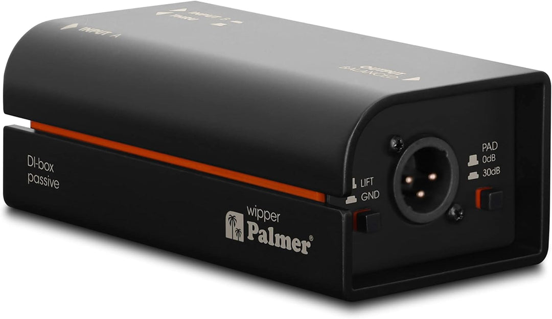 Palmer River Serie - wipper - Passive DI-Box , schwarz RIVER wipper, RIVER wipper