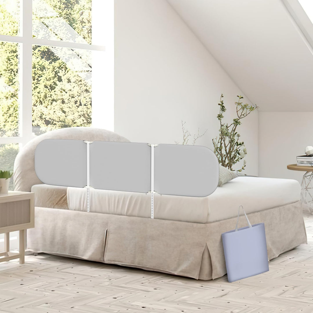 Bettgitter, Rausfallschutz Bett mit 120 cm, Rausfallschutz für Kinderbetten, Höhenverstellbares Kind