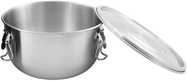 Tatonka Edelstahldose Foodcontainer 1,5 L - Essensbehälter mit Deckel, Clip-Verschlüssen und 1500 ml