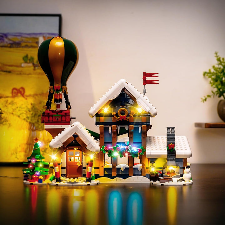 Fernbedienung Led Licht Set Kompatibel mit Lego 10339 Santa's Post Office (Kein Modell), Led Beleuch