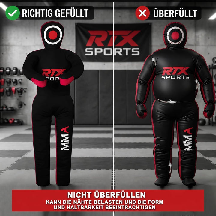 MMA Judo Grappling Dummy – Boxsack für Brazilian BJJ Jiu Jitsu Standposition Wrestling BJJ Dummy für