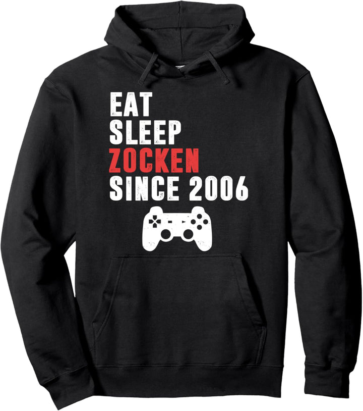 13. Geburtstag Junge Mädchen Zocken Gamer 2006 Geschenk Pullover Hoodie