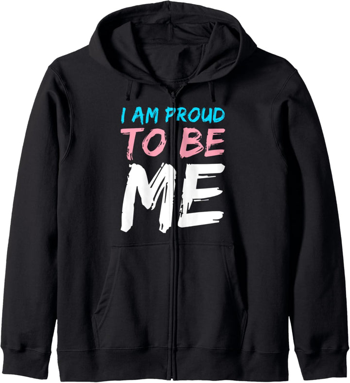 Proud to be me I Pride LGBT Transgender LGBTQ Community Kapuzenjacke