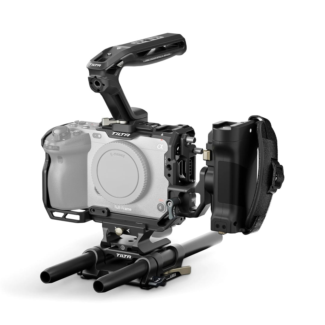 Tilta FX3 FX30 Cage, kompletter Kamerakäfig, kompatibel mit Sony FX3/FX30 Pro Kit mit HDMI-Kabelklem