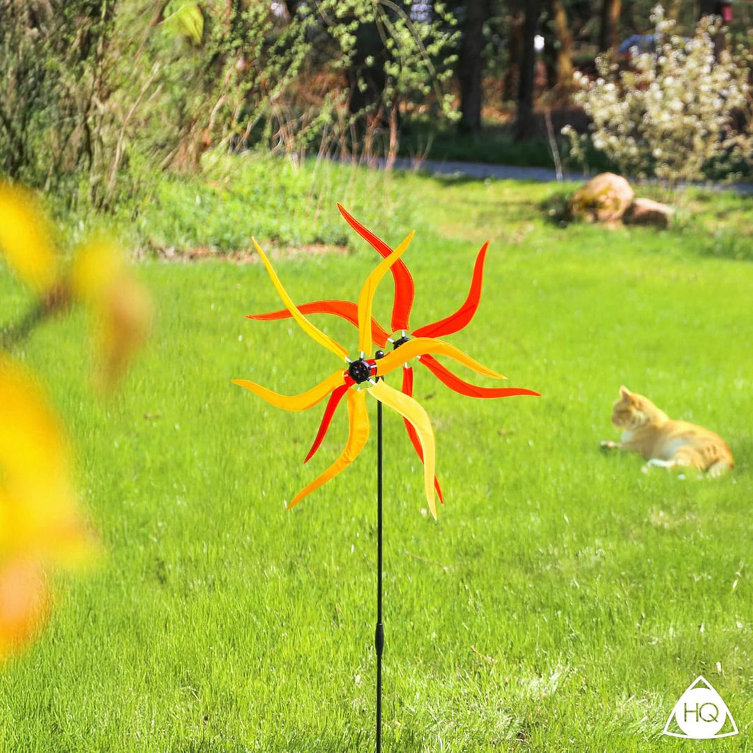 HQ Design Windspiration - Windmill, UV-beständige und wetterfeste Windspiel Deko für Garten, Terrass