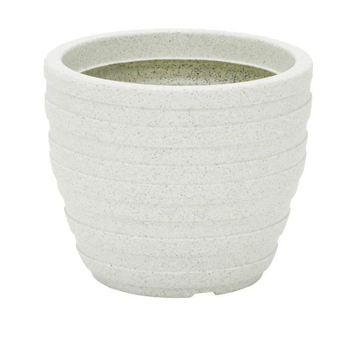 Tramontina Pflanztopf INCA, Übertopf aus Kunststoff, Farbe Marmor, Ø 46,5 x Höhe 38 cm, Volumen 38 L