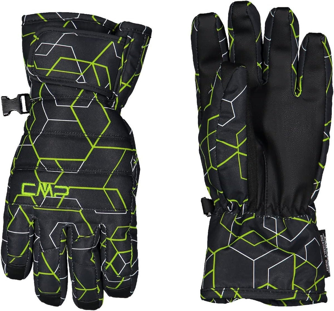 CMP Kinder Twill-skihandschuhe Handschuhe 6 Anthrazit-Limettengrün-B.Co, 6 Anthrazit-Limettengrün-B.