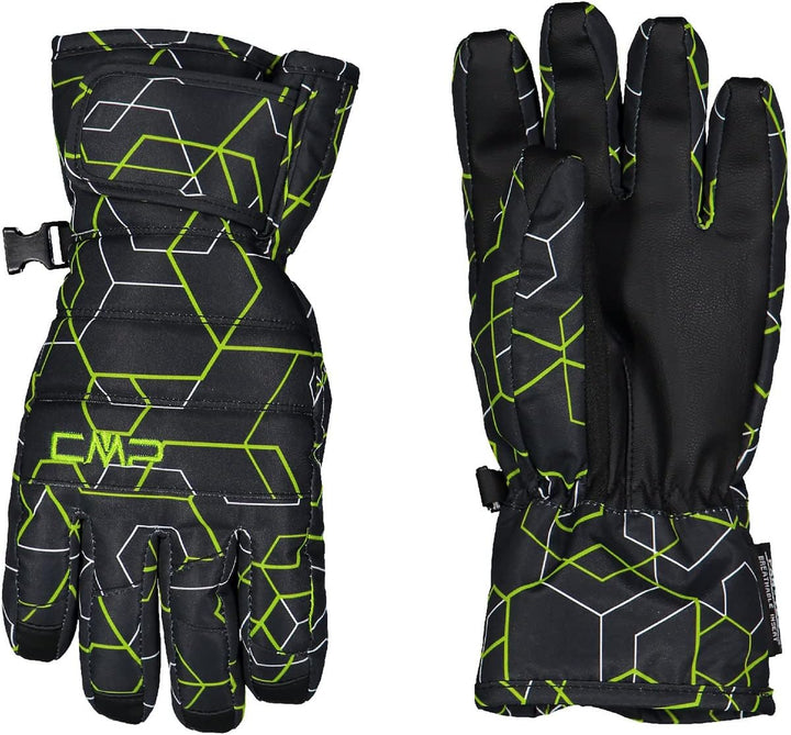 CMP Kinder Twill-skihandschuhe Handschuhe 6 Anthrazit-Limettengrün-B.Co, 6 Anthrazit-Limettengrün-B.