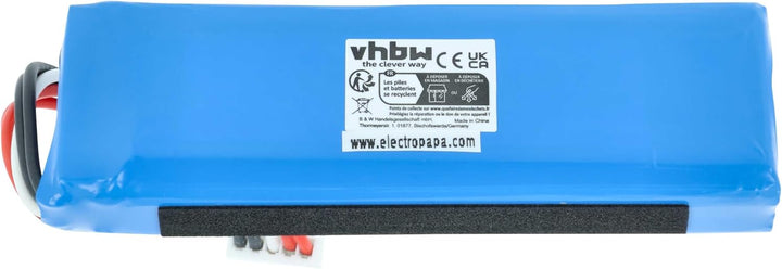 vhbw Akku kompatibel mit JBL Charge 3 2016 | Lautsprecher Boxen Speaker (6000 mAh, 3,7 V, Li-Polymer