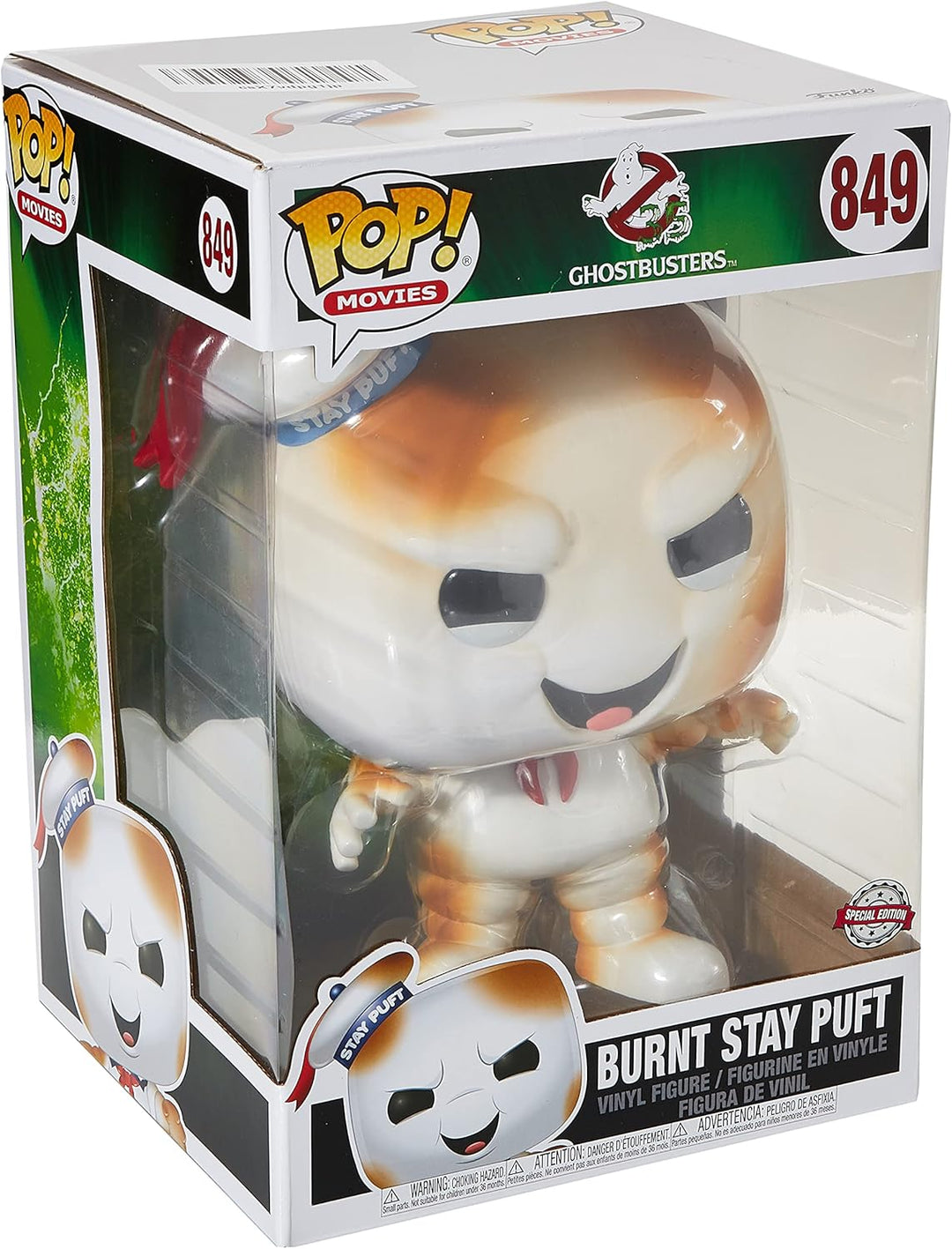 Funko Pop! Movies: GB - 10" Burnt Stay Puft Marshmallow Man Puft - Ghostbusters - Vinyl-Sammelfigur