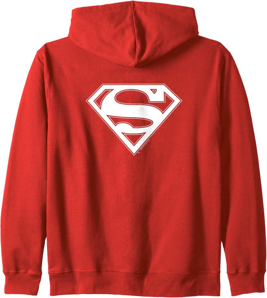 Superman Orange & White Shield Kapuzenjacke