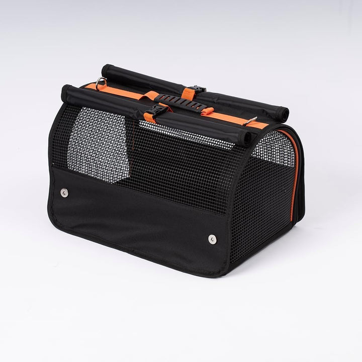 BRAVE PAWS Perdeli Flybag Transporttasche für Katzen und Hunde – Reissfestes Netz, Flugtauglich, Was