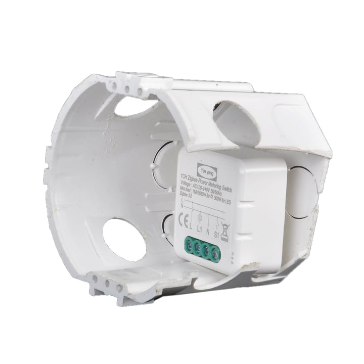 Yueyang Zigbee Schalter 16A mit elektrischem Verbrauchsmessgerät, Relais Power Metering Smart App St