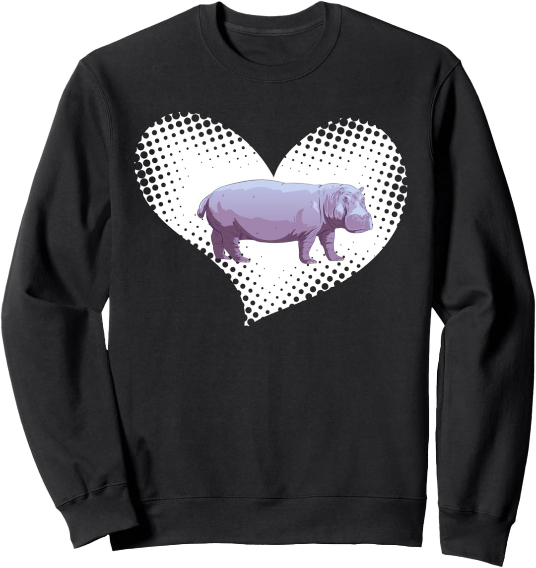 Nilpferd Hippo Nilpferde Hippos Flusspferde Hippos Sweatshirt