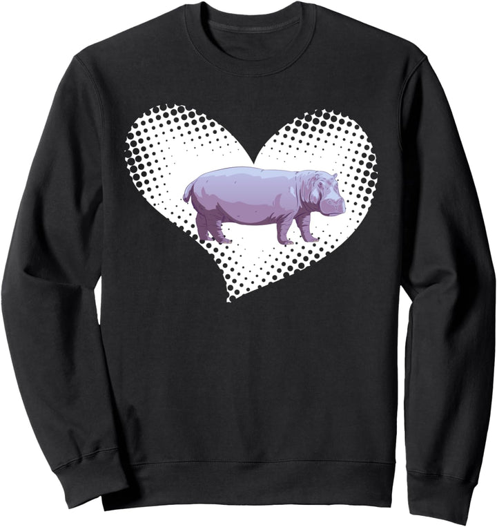 Nilpferd Hippo Nilpferde Hippos Flusspferde Hippos Sweatshirt