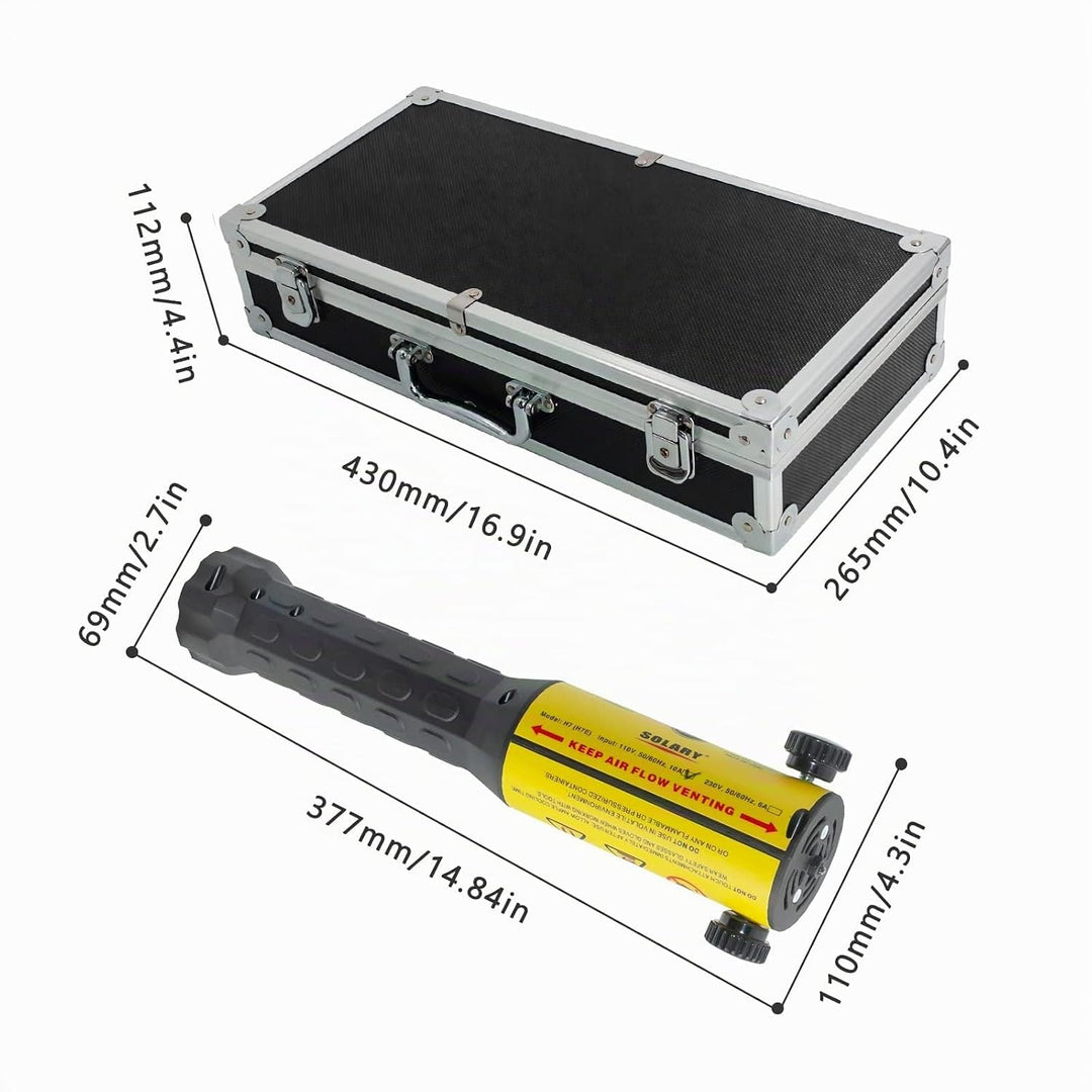 SOLARY, Induktions-Heizset, magnetisch, 1000 W, ohne Flamme, 8 Spulen, zum Entfernen von rostigen Sc